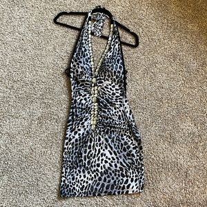 Animal print dress